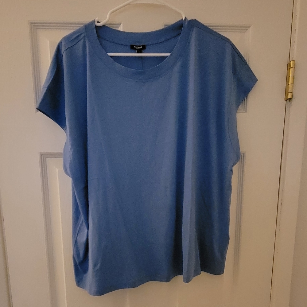 Blue size XL tee from Express with tags still on.